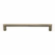 Heritage Brass Cabinet Hardware Antique Brass / Cabinet Pull Handles / 203mm c/c Heritage Brass - Cabinet Pull Hex Profile Design 203mm CTC Antique Brass Finish