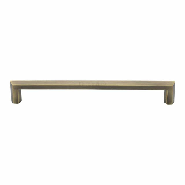 Heritage Brass Cabinet Hardware Antique Brass / Cabinet Pull Handles / 203mm c/c Heritage Brass - Cabinet Pull Hex Profile Design 203mm CTC Antique Brass Finish