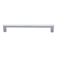 Heritage Brass Cabinet Hardware Polished Chrome / Cabinet Pull Handles / 203mm c/c Heritage Brass - Cabinet Pull Hex Profile Design 203mm CTC Polished Chrome Finish
