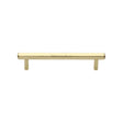 Heritage Brass Cabinet Hardware Polished Brass / Cabinet Pull Handles / 128mm c/c Heritage Brass - Cabinet Pull Hexagon Design 128mm CTC Polished Brass Finish