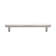 Heritage Brass Cabinet Hardware Polished Nickel / Cabinet Pull Handles / 160mm c/c Heritage Brass - Cabinet Pull Hexagon Design 160mm CTC Polished Nickel Finish