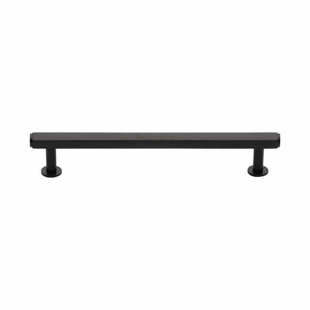 Heritage Brass Cabinet Hardware Matt Bronze / Cabinet Pull Handles / 160mm c/c Heritage Brass - Cabinet Pull Hexagon Design with Rose 160mm CTC Matt Bronze Fin