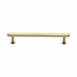 Heritage Brass Cabinet Hardware Polished Brass / Cabinet Pull Handles / 160mm c/c Heritage Brass - Cabinet Pull Hexagon Design with Rose 160mm CTC Polished Brass Fini