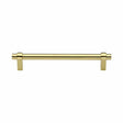 Heritage Brass Cabinet Hardware Polished Brass / Cabinet Pull Handles / 160mm c/c Heritage Brass - Cabinet Pull Industrial Design 160mm CTC Polished Brass Finish