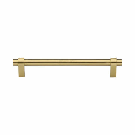 Heritage Brass Cabinet Hardware Satin Brass / Cabinet Pull Handles / 160mm c/c Heritage Brass - Cabinet Pull Industrial Design 160mm CTC Satin Brass Finish