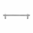 Heritage Brass Cabinet Hardware Satin Chrome / Cabinet Pull Handles / 160mm c/c Heritage Brass - Cabinet Pull Industrial Design 160mm CTC Satin Chrome Finish