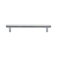 Heritage Brass Cabinet Hardware Polished Chrome / Cabinet Pull Handles / 160mm c/c Heritage Brass - Cabinet Pull Knurled Design 160mm CTC Polished Chrome Finish
