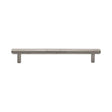 Heritage Brass Cabinet Hardware Satin Nickel / Cabinet Pull Handles / 160mm c/c Heritage Brass - Cabinet Pull Knurled Design 160mm CTC Satin Nickel Finish