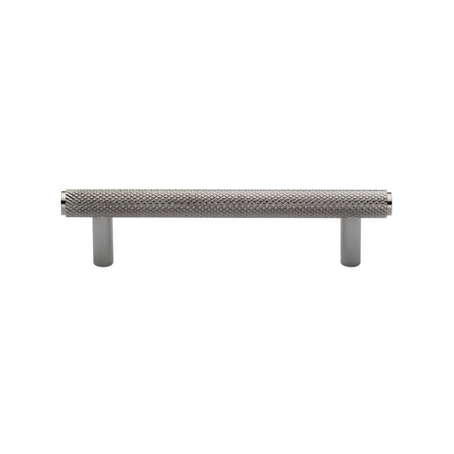 Heritage Brass Cabinet Hardware Polished Nickel / Cabinet Pull Handles / 96mm c/c Heritage Brass - Cabinet Pull Knurled Design 96mm CTC Polished Nickel Finish