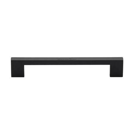Heritage Brass Cabinet Hardware Matt Black / Cabinet Pull Handles / 160mm c/c Heritage Brass - Cabinet Pull Metro Design 160mm CTC Matt Black Finish