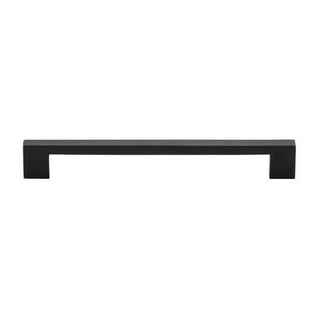 Heritage Brass Cabinet Hardware Matt Black / Cabinet Pull Handles / 192mm c/c Heritage Brass - Cabinet Pull Metro Design 192mm CTC Matt Black Finish