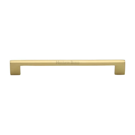 Heritage Brass Cabinet Hardware Polished Brass / Cabinet Pull Handles / 192mm c/c Heritage Brass - Cabinet Pull Metro Design 192mm CTC Polished Brass Finish