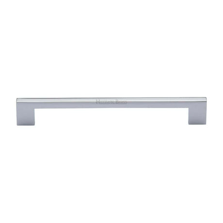 Heritage Brass Cabinet Hardware Polished Chrome / Cabinet Pull Handles / 192mm c/c Heritage Brass - Cabinet Pull Metro Design 192mm CTC Polished Chrome Finish