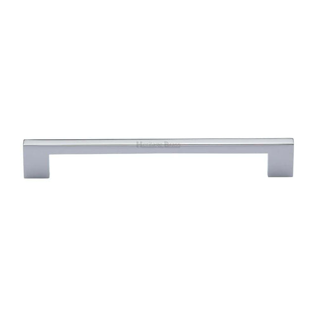 Heritage Brass Cabinet Hardware Polished Chrome / Cabinet Pull Handles / 192mm c/c Heritage Brass - Cabinet Pull Metro Design 192mm CTC Polished Chrome Finish