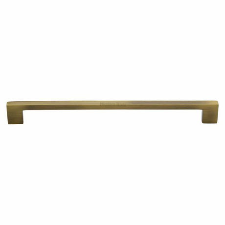 Heritage Brass Cabinet Hardware Antique Brass / Cabinet Pull Handles / 256mm c/c Heritage Brass - Cabinet Pull Metro Design 256mm CTC Antique Brass Finish