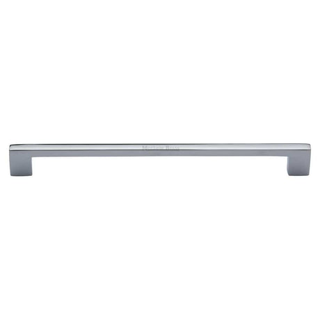 Heritage Brass Cabinet Hardware Polished Chrome / Cabinet Pull Handles / 256mm c/c Heritage Brass - Cabinet Pull Metro Design 256mm CTC Polished Chrome Finish
