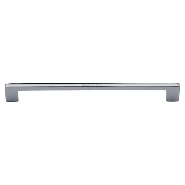 Heritage Brass Cabinet Hardware Polished Chrome / Cabinet Pull Handles / 256mm c/c Heritage Brass - Cabinet Pull Metro Design 256mm CTC Polished Chrome Finish