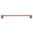 Heritage Brass Cabinet Hardware Satin Rose Gold / Cabinet Pull Handles / 256mm c/c Heritage Brass - Cabinet Pull Metro Design 256mm CTC Satin Rose Gold Finish