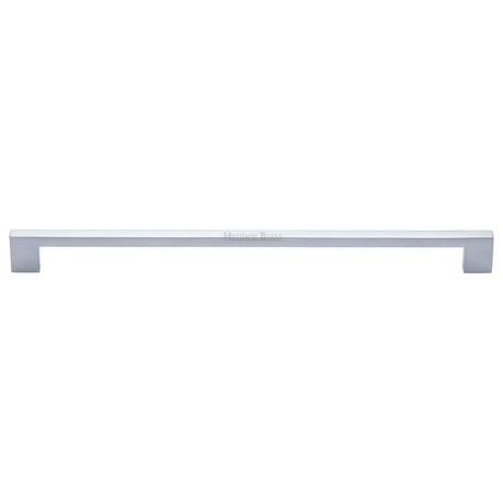 Heritage Brass Cabinet Hardware Satin Chrome / Cabinet Pull Handles / 320mm c/c Heritage Brass - Cabinet Pull Metro Design 320mm CTC Satin Chrome Finish