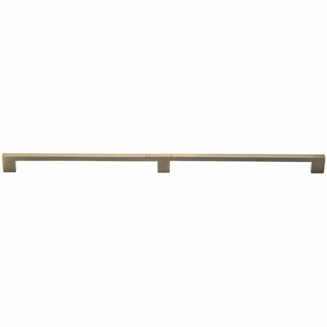 Heritage Brass Cabinet Hardware Antique Brass / Cabinet Pull Handles / 480mm c/c Heritage Brass - Cabinet Pull Metro Design 480mm CTC Antique Brass Finish