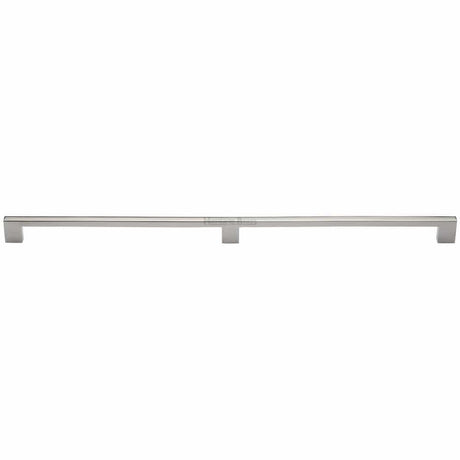Heritage Brass Cabinet Hardware Polished Nickel / Cabinet Pull Handles / 480mm c/c Heritage Brass - Cabinet Pull Metro Design 480mm CTC Polished Nickel Finish