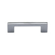 Heritage Brass Cabinet Hardware Polished Chrome / Cabinet Pull Handles / 96mm c/c Heritage Brass - Cabinet Pull Metro Design 96mm CTC Polished Chrome Finish