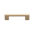 Heritage Brass Cabinet Hardware Satin Brass / Cabinet Pull Handles / 96mm c/c Heritage Brass - Cabinet Pull Metro Design 96mm CTC Satin Brass Finish
