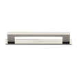 Heritage Brass Cabinet Hardware Polished Nickel / Cabinet Pull Handles / 160mm c/c Heritage Brass - Cabinet Pull Metro Design with Plate 160mm CTC Polished Nickel Fini