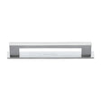 Heritage Brass Cabinet Hardware Satin Chrome / Cabinet Pull Handles / 160mm c/c Heritage Brass - Cabinet Pull Metro Design with Plate 160mm CTC Satin Chrome Fini