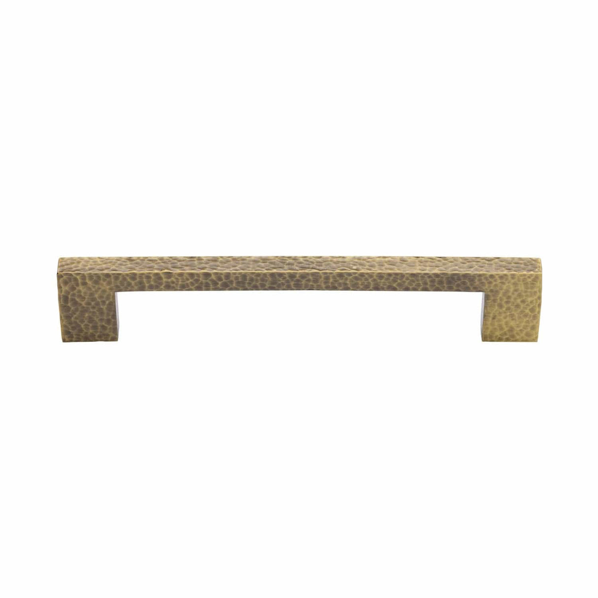 Heritage Brass Cabinet Hardware Antique Brass / Cabinet Pull Handles / 160mm c/c Heritage Brass - Cabinet Pull Metro Hammered Design 160mm CTC Antique Brass Finish