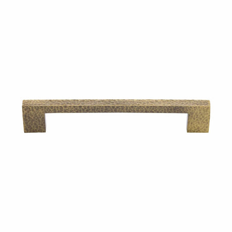 Heritage Brass Cabinet Hardware Antique Brass / Cabinet Pull Handles / 160mm c/c Heritage Brass - Cabinet Pull Metro Hammered Design 160mm CTC Antique Brass Finish