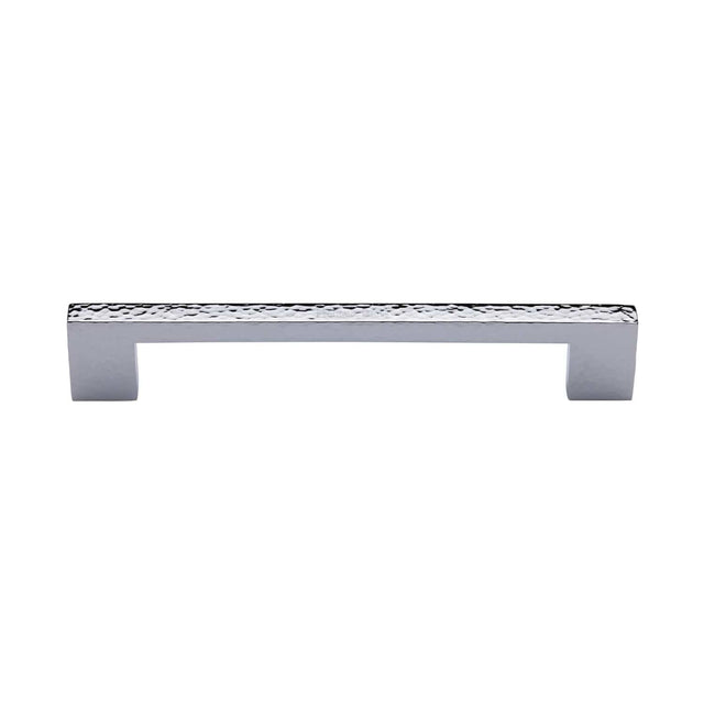 Heritage Brass Cabinet Hardware Polished Chrome / Cabinet Pull Handles / 160mm c/c Heritage Brass - Cabinet Pull Metro Hammered Design 160mm CTC Polished Chrome Finish