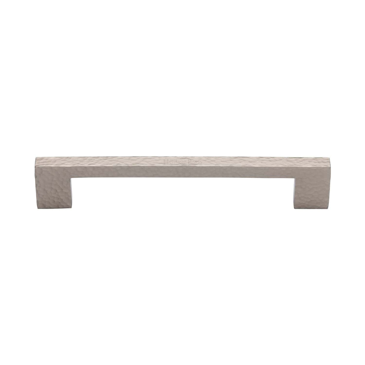 Heritage Brass Cabinet Hardware Satin Nickel / Cabinet Pull Handles / 160mm c/c Heritage Brass - Cabinet Pull Metro Hammered Design 160mm CTC Satin Nickel Finish