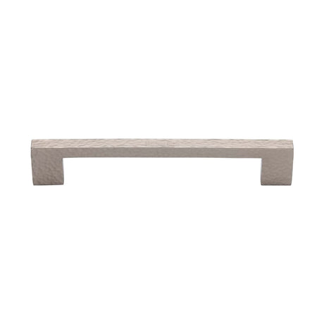 Heritage Brass Cabinet Hardware Satin Nickel / Cabinet Pull Handles / 160mm c/c Heritage Brass - Cabinet Pull Metro Hammered Design 160mm CTC Satin Nickel Finish