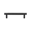 Heritage Brass Cabinet Hardware Matt Bronze / Cabinet Pull Handles / 96mm c/c Heritage Brass - Cabinet Pull Partial Knurled Design 96mm CTC Matt Bronze Finish