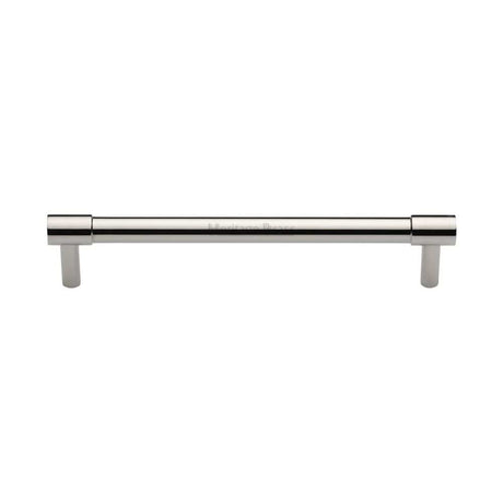 Heritage Brass Cabinet Hardware Polished Nickel / Cabinet Pull Handles / 160mm c/c Heritage Brass - Cabinet Pull Phoenix Design 160mm CTC Polished Nickel Finish