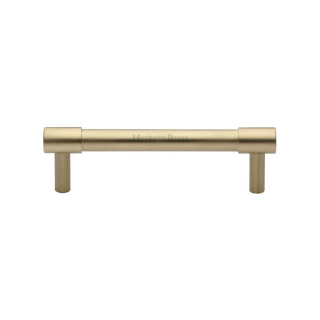 Heritage Brass Cabinet Hardware Satin Brass / Cabinet Pull Handles / 96mm c/c Heritage Brass - Cabinet Pull Phoenix Design 96mm CTC Satin Brass Finish