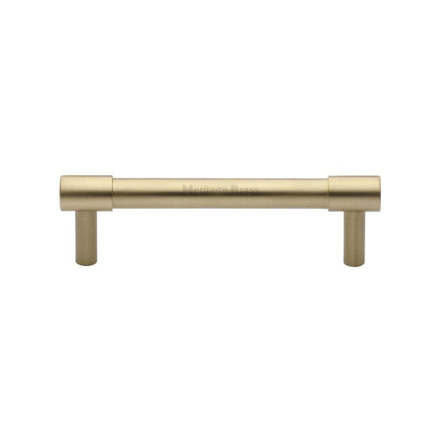 Heritage Brass Cabinet Hardware Satin Brass / Cabinet Pull Handles / 96mm c/c Heritage Brass - Cabinet Pull Phoenix Design 96mm CTC Satin Brass Finish