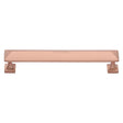 Heritage Brass Cabinet Hardware Satin Rose Gold / Cabinet Pull Handles / 152mm c/c Heritage Brass - Cabinet Pull Pyramid Design 152mm CTC Satin Rose Gold Finish