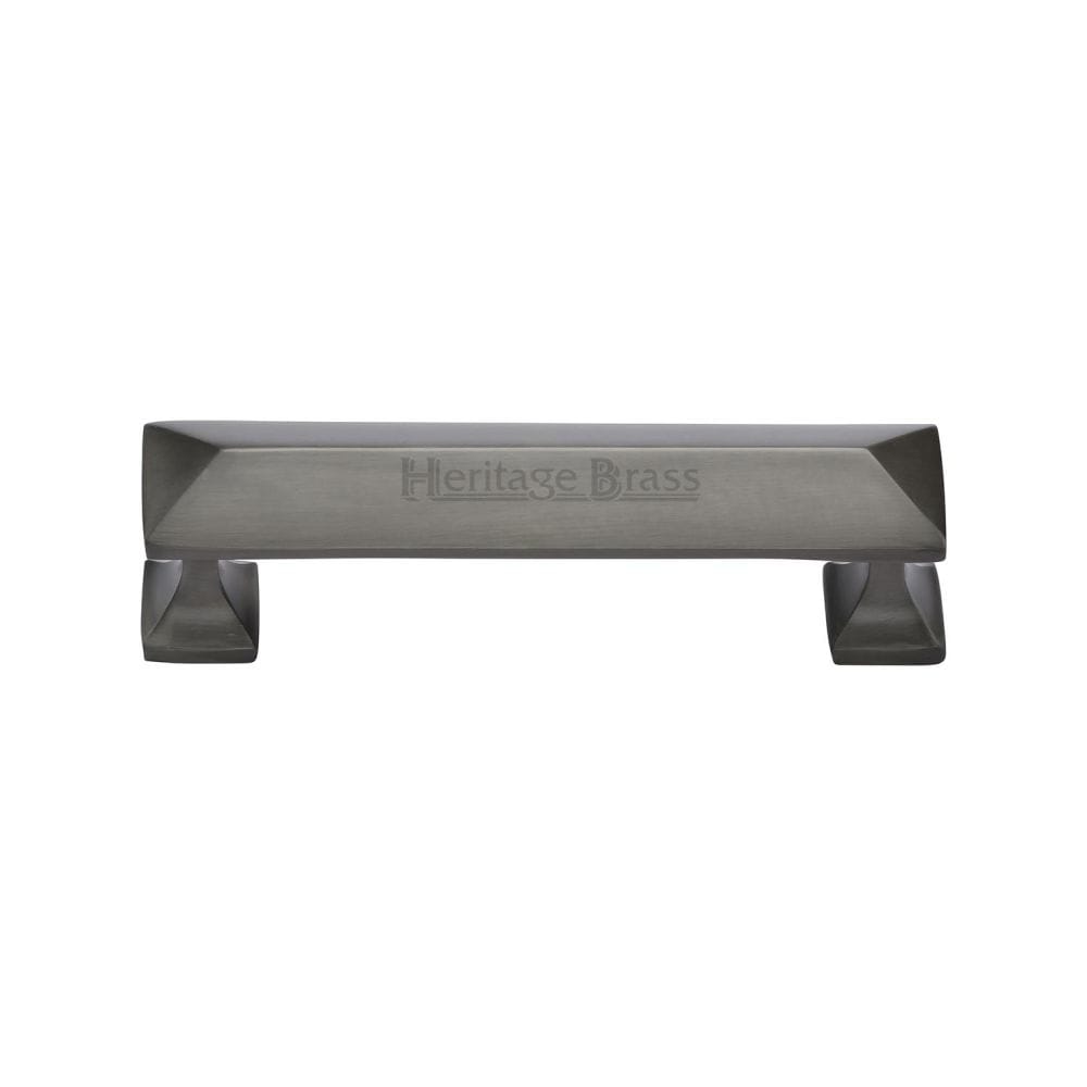 Heritage Brass Cabinet Hardware Matt Bronze / Cabinet Pull Handles / 96mm c/c Heritage Brass - Cabinet Pull Pyramid Design 96mm CTC Matt Bronze Finish