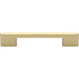 Heritage Brass Cabinet Hardware Satin Brass / Cabinet Pull Handles / 128mm c/c Heritage Brass - Cabinet Pull Slim Metro Design 128mm CTC Satin Brass Finish