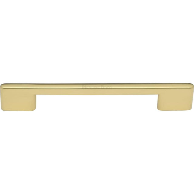Heritage Brass Cabinet Hardware Polished Brass / Cabinet Pull Handles / 160mm c/c Heritage Brass - Cabinet Pull Slim Metro Design 160mm CTC Polished Brass Finish