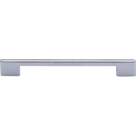 Heritage Brass Cabinet Hardware Polished Chrome / Cabinet Pull Handles / 192mm c/c Heritage Brass - Cabinet Pull Slim Metro Design 192mm CTC Polished Chrome Finish