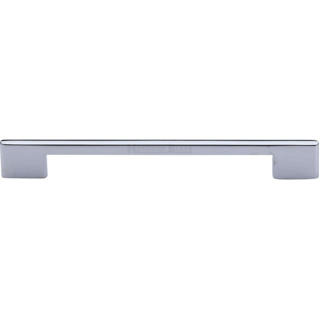 Heritage Brass Cabinet Hardware Polished Chrome / Cabinet Pull Handles / 192mm c/c Heritage Brass - Cabinet Pull Slim Metro Design 192mm CTC Polished Chrome Finish