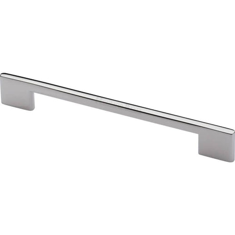 Heritage Brass Cabinet Hardware Polished Nickel / Cabinet Pull Handles / 192mm c/c Heritage Brass - Cabinet Pull Slim Metro Design 192mm CTC Polished Nickel Finish