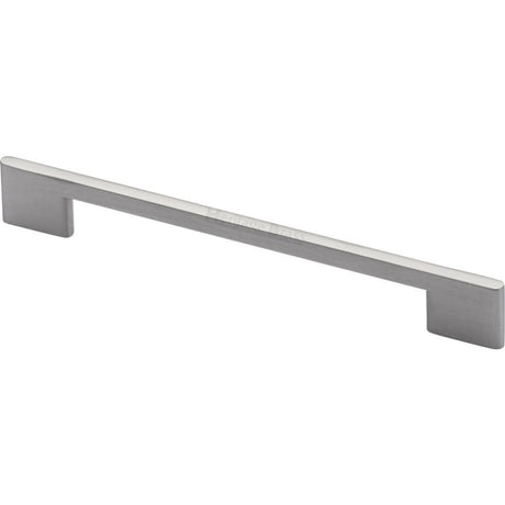 Heritage Brass Cabinet Hardware Satin Nickel / Cabinet Pull Handles / 192mm c/c Heritage Brass - Cabinet Pull Slim Metro Design 192mm CTC Satin Nickel Finish