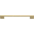 Heritage Brass Cabinet Hardware Satin Brass / Cabinet Pull Handles / 256mm c/c Heritage Brass - Cabinet Pull Slim Metro Design 256mm CTC Satin Brass Finish