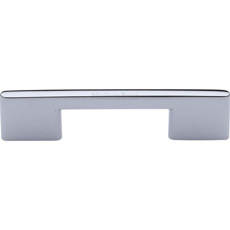 Heritage Brass Cabinet Hardware Polished Chrome / Cabinet Pull Handles / 96mm c/c Heritage Brass - Cabinet Pull Slim Metro Design 96mm CTC Polished Chrome Finish