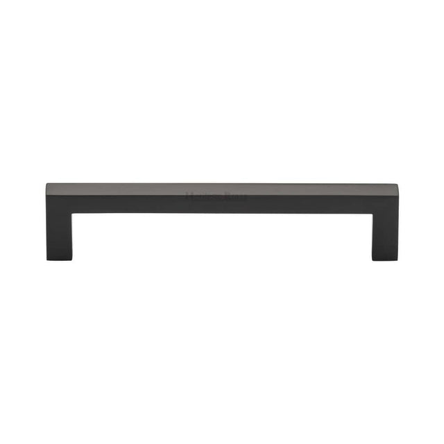 Heritage Brass Cabinet Hardware Matt Bronze / Cabinet Pull Handles / 128mm c/c Heritage Brass - Cabinet Pull Square Metro Design 128mm CTC Matt Bronze Finish