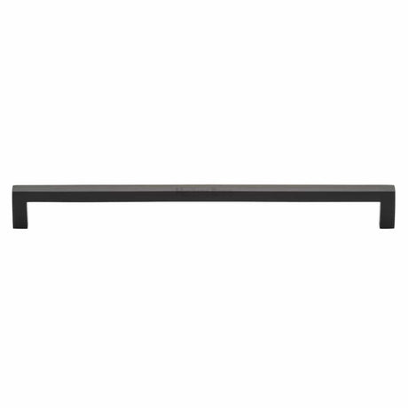 Heritage Brass Cabinet Hardware Matt Bronze / Cabinet Pull Handles / 256mm c/c Heritage Brass - Cabinet Pull Square Metro Design 256mm CTC Matt Bronze Finish